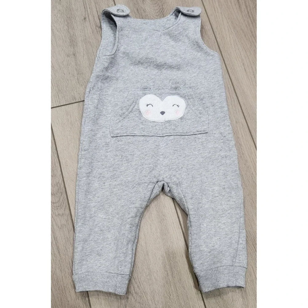 Lot Of Carters One Piece Warm Winter Clothes Size 9 Months 3 Hooded & 1 Overalls
